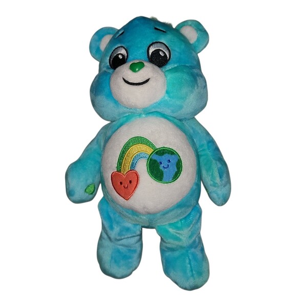 Care Bears I Care Bear Love the Earth Plush 2022 Walmart Exclusive Recycle Reuse - Picture 1 of 9